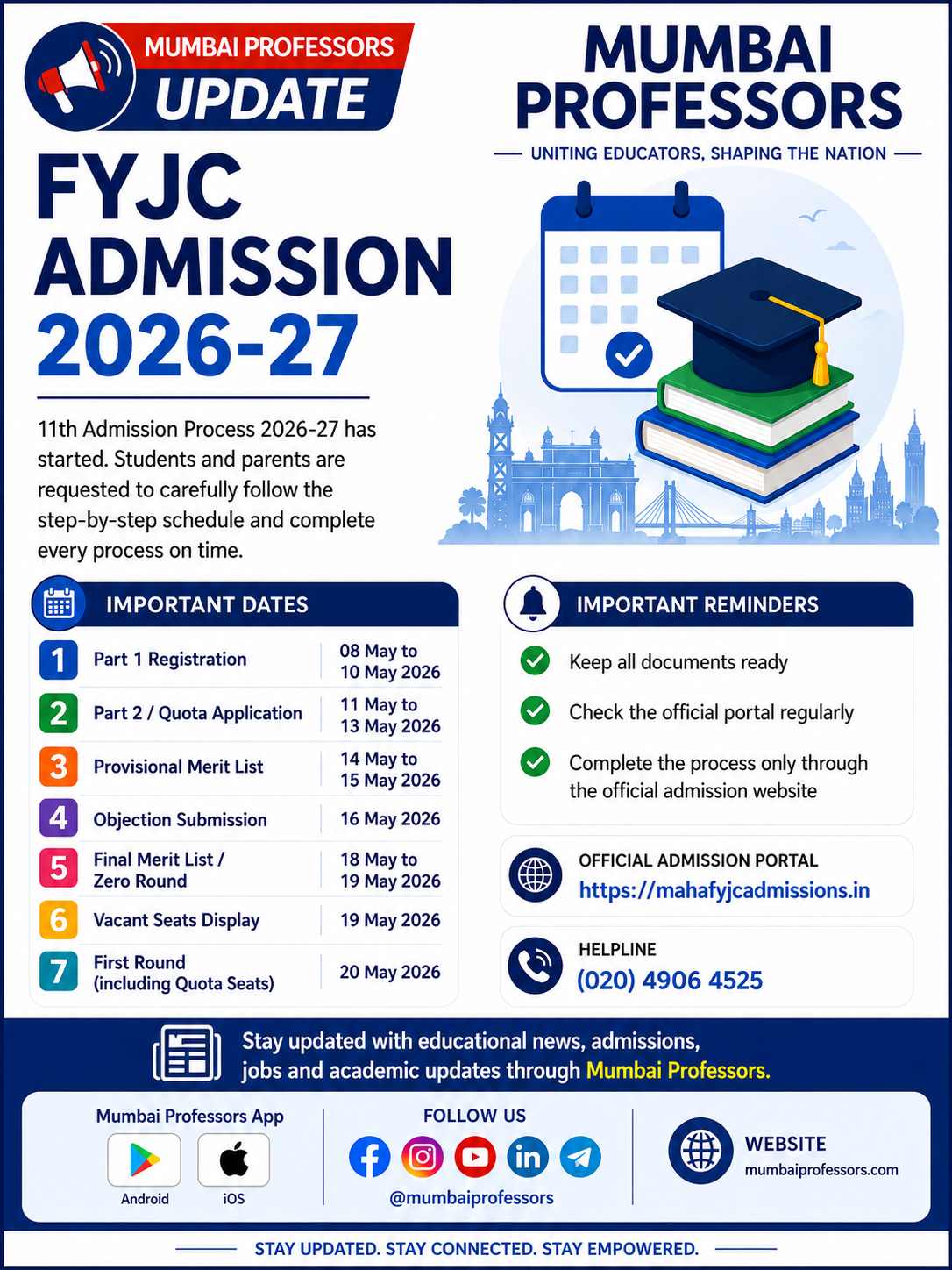 FYJC Admission 2026-27