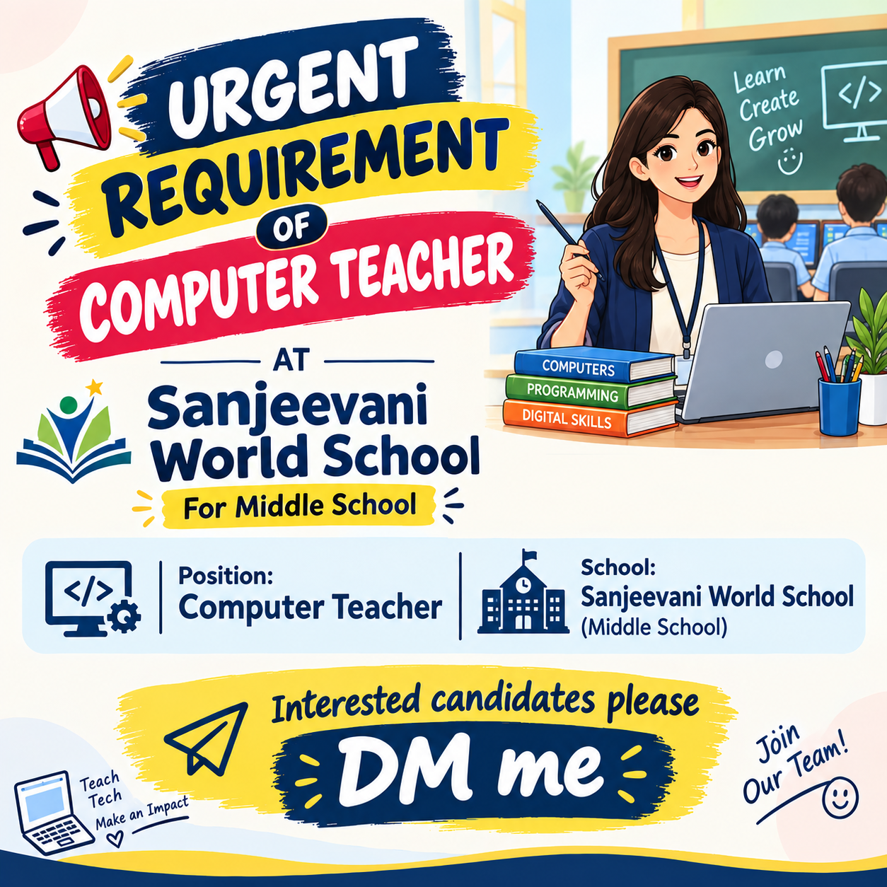 Computer teacher