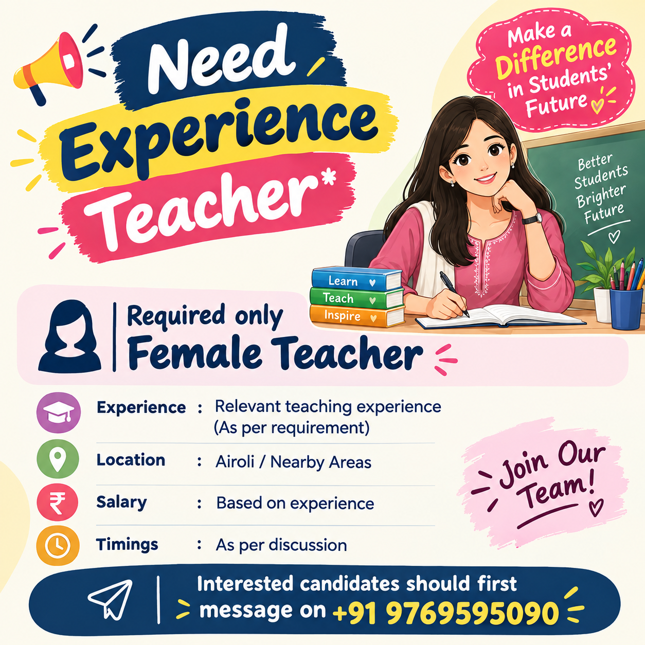 Female tutor 