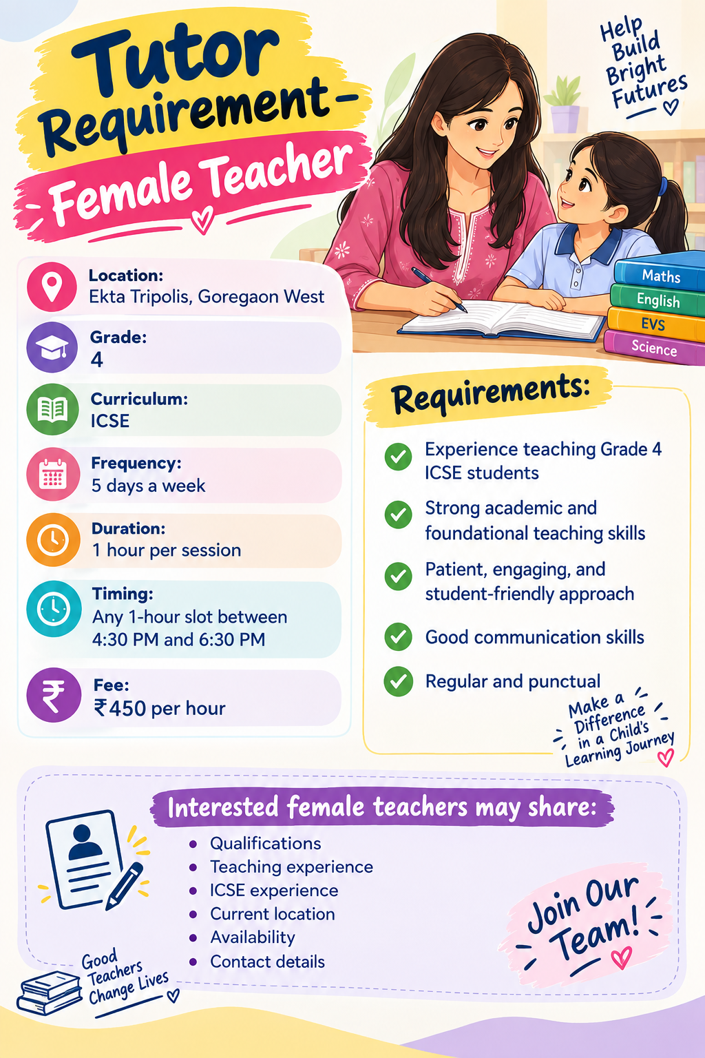 Female tutor 